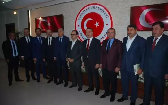 Gto Yönetimi, Oğuzeli Kaymakamı Yunak'ı Ziyaret Etti