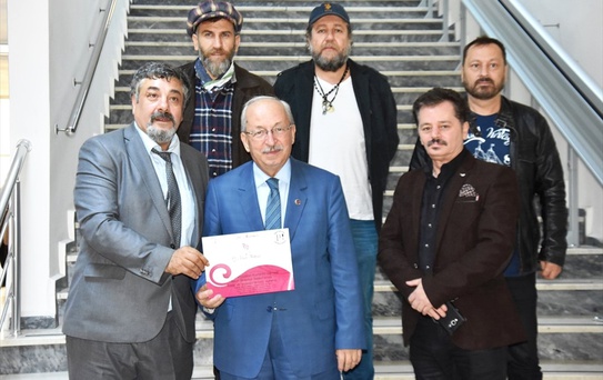 Kuaförlerin Başkan Albayrak'ı Ziyareti