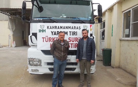 Kahramanmaraş'tan Suriye'ye İnsani Yardım Sürüyor