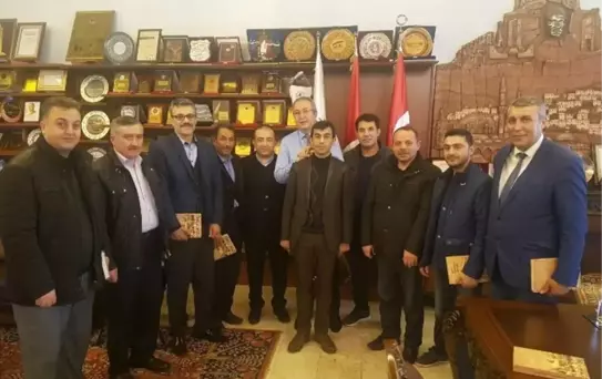 AK Parti Belde Başkanları Ünver'i Ziyaret Etti