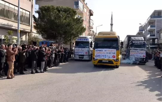 Gördes'in Yardımları Halep'e Uğurlandı
