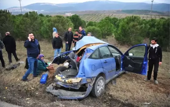 Demir Yığınına Dönen Araçtan Sağ Çıktılar