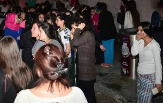 Kız Öğrenci Yurdunda Yangın Paniği (3)