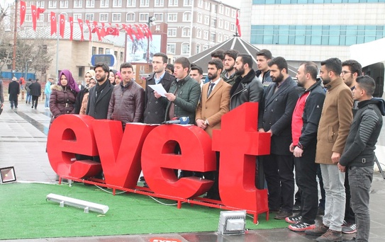 Erzurum Gençlik Platformu, Referandum Oyunu Açıkladı