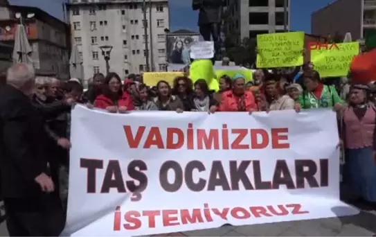 Rize Artvin Havalimanı Deniz Dolgusu Için Açılacak Taş Ocaklarına Tepki