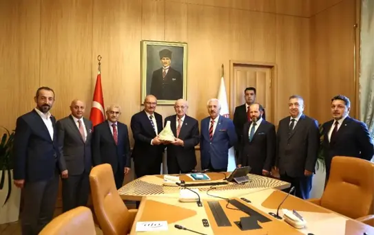 ATO Yönetiminden TBMM Başkanı Kahraman'a Ziyaret