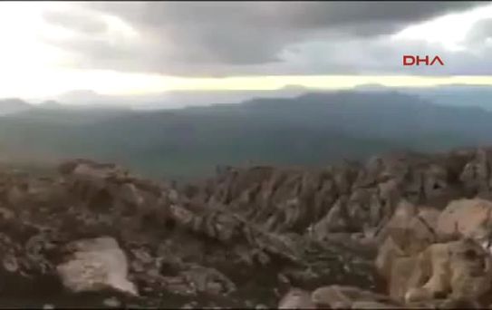Şırnak Kato'da Akşam Ezanı Okuyan Mehmetçik