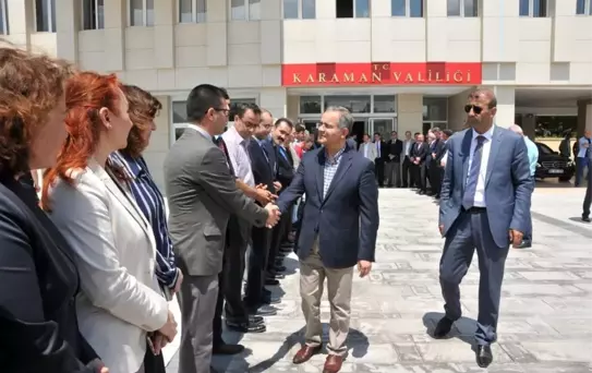 Vali Tapsız, Karaman'a Veda Etti