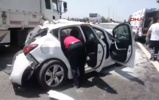 Sakarya'da Tem Otoyolu'nda Zincirleme Kaza