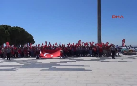 Çanakkale Şehitler Abidesi'nde 15 Temmuz Şehitleri Için Anma