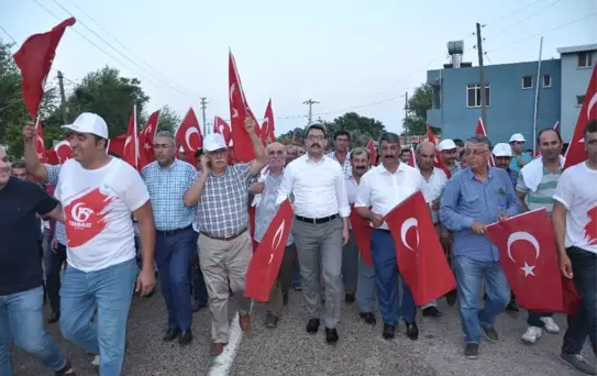 Sumbas'ta '15 Temmuz' Yürüyüşü