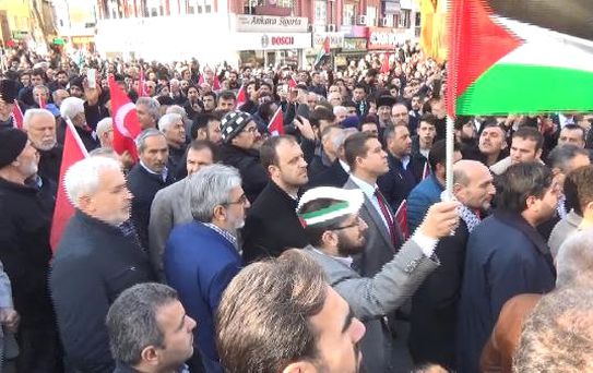 Bursa'da Kudüs Protestosu