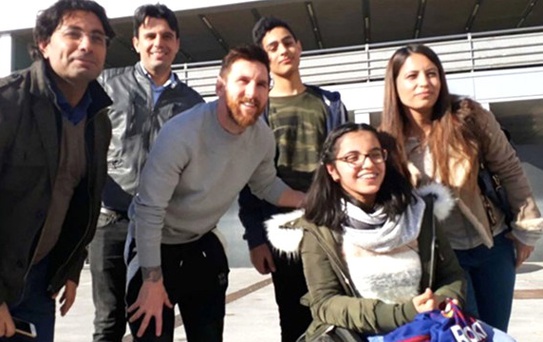 Suriyeli Sığınmacıya Messi'den Sürpriz