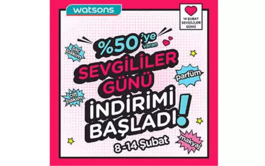 Watson'ta İndirim Başladı