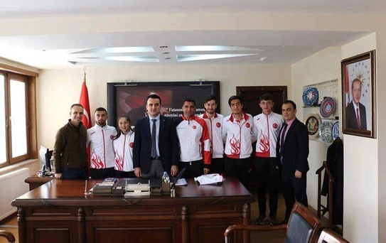 Atletizm Milli Sporcuları Altıntaş'ta