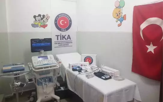 Angola'daki Çocuk Hastanesine Tika'dan Tıbbi Donanım Desteği