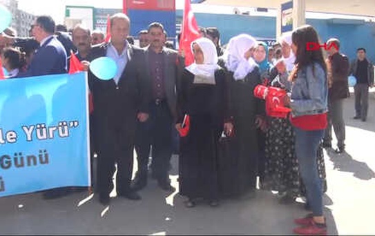 Şırnak'ta 'Otizm Farkındalık Günü? Yürüyüşü
