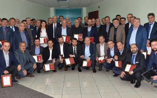 Madalya ve Beratlarını Etso'da Aldılar