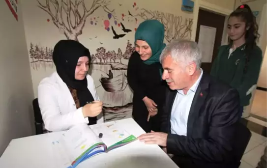 Başkan Memiş Dede Korkut Koleji'ni Ziyaret Etti