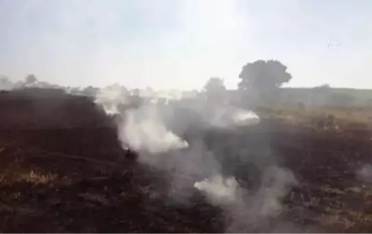 Malkara'da Tarla Yangını
