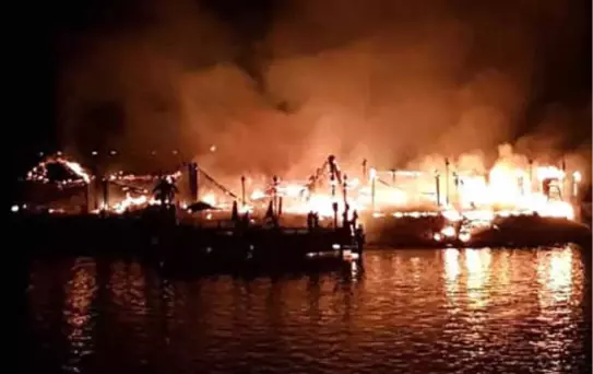 KKTC'nin Girne Kentinde Lüks Otelde Yangın Endişe Yarattı