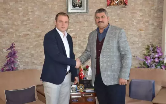 İlçe Kaymakamı Koşansu'dan Başkan Arayıt'a İadeyi Ziyaret