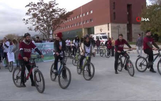 Öğrenciler Farkındalık İçin Pedal Çevirdi
