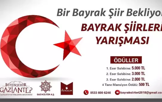 Bir Bayrak Şiir Bekliyor' Adlı Şiir Yarışması Sonuçlandı