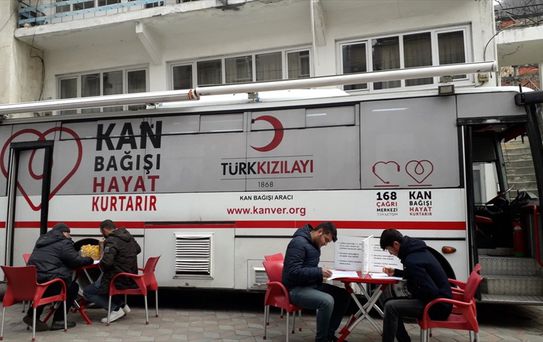 Doğankent'te Kan Bağışı Kampanyası Düzenlendi