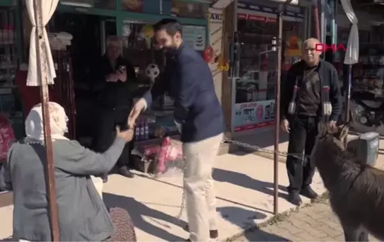 Mersin DSP'li Aday Kampanyasını Sıpası 'Mister' ile Yürütüyor