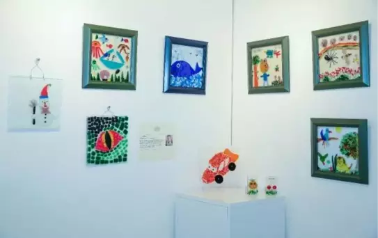 Çocukların Bozcaada'da Yaptığı Cam Eserler, 23 Nisan'da Sergilendi