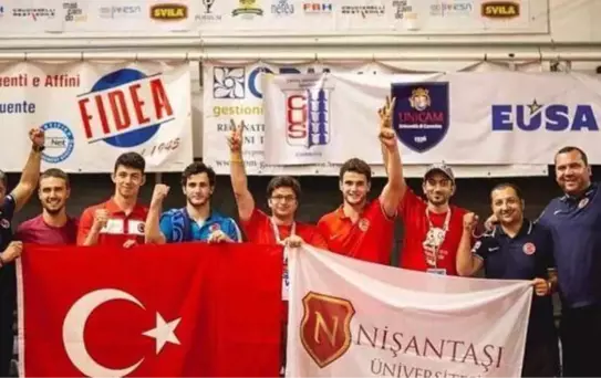 Nişantaşı Üniversitesi masa tenisinde üst üste 2'nci kez Avrupa şampiyonu