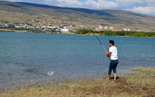 Gölova'da balık tutma yarışması