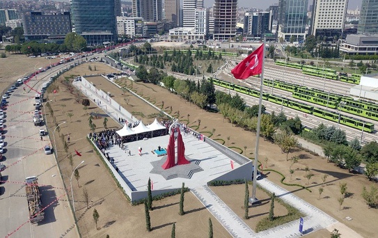 Mihraplı Şehitler Anıtı törenle açıldı