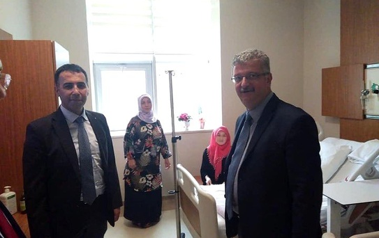 Kaymakam Yaran'dan hastalara moral