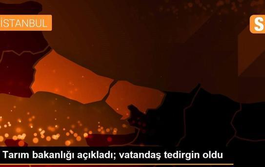 Tarım bakanlığı açıkladı; vatandaş tedirgin oldu