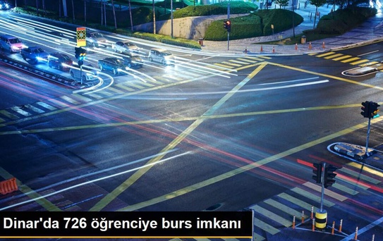 Dinar'da 726 öğrenciye burs imkanı