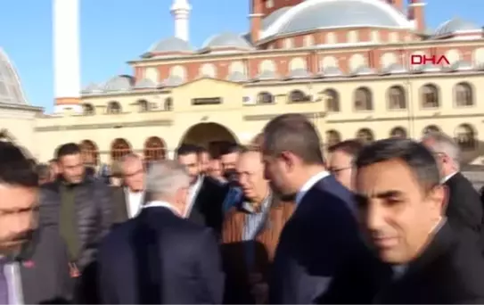 Çankırı-binali yıldırım, çankırı'da cenaze namazına katıldı