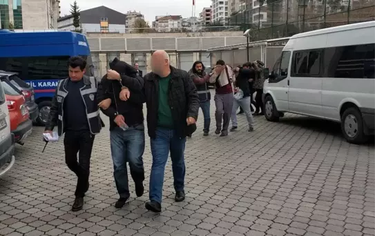 Samsun'da hırsızlık çetesinden 6 kişi adliyeye sevk edildi