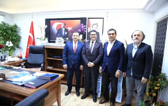 Süt Birliği'nden Müdür Saylak'a hayırlı olsun ziyareti