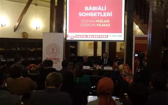 Yazar Doğan Hızlan 'Bâbıâli Sohbetleri'ne konuk oldu