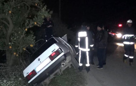 Antalya'da trafik kazası: 1 ölü, 1 yaralı