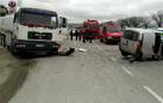 Trafik kazası: 2 yaralı
