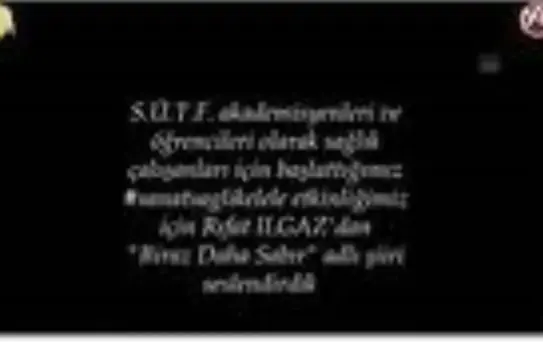 Sanatçılar ile tıp öğrencileri, sağlık çalışanlarının mücadelesine 'Sanat Sağlık Elele' projesiyle...