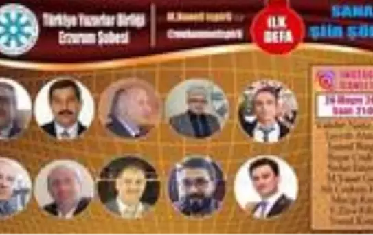 TYB Erzurum Şubesi 'Sanal Şiir Şöleni' ile bir ilke imza atıyor