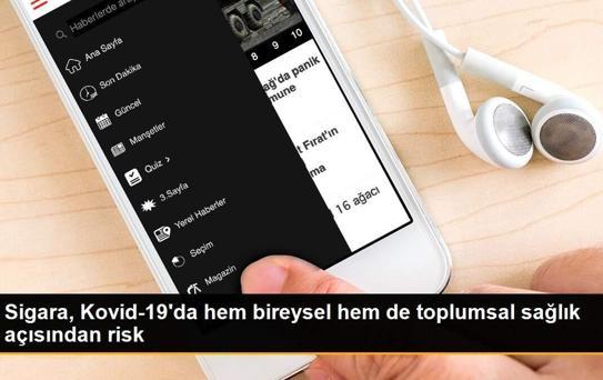 Sigara, Kovid-19'da hem bireysel hem de toplumsal sağlık açısından risk