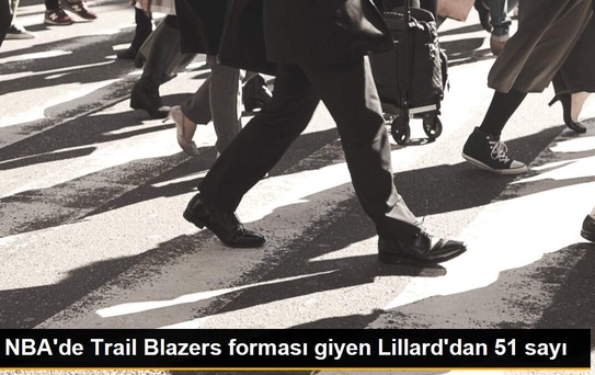 Son dakika haberleri | NBA'de Trail Blazers forması giyen Lillard'dan 51 sayı