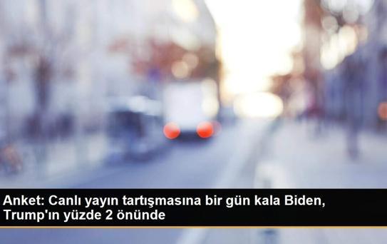 Anket: Canlı yayın tartışmasına bir gün kala Biden, Trump'ın yüzde 2 önünde