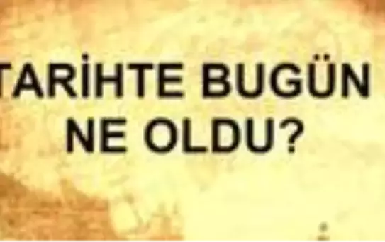 Tarihte bugün ne oldu? 22 Ekim tarihinde ne oldu, kim doğdu, kim öldü, hangi önemli olaylar oldu? İşte, 22 Ekim'de yaşananlar!