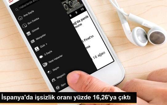 İspanya'da işsizlik oranı yüzde 16,26'ya çıktı